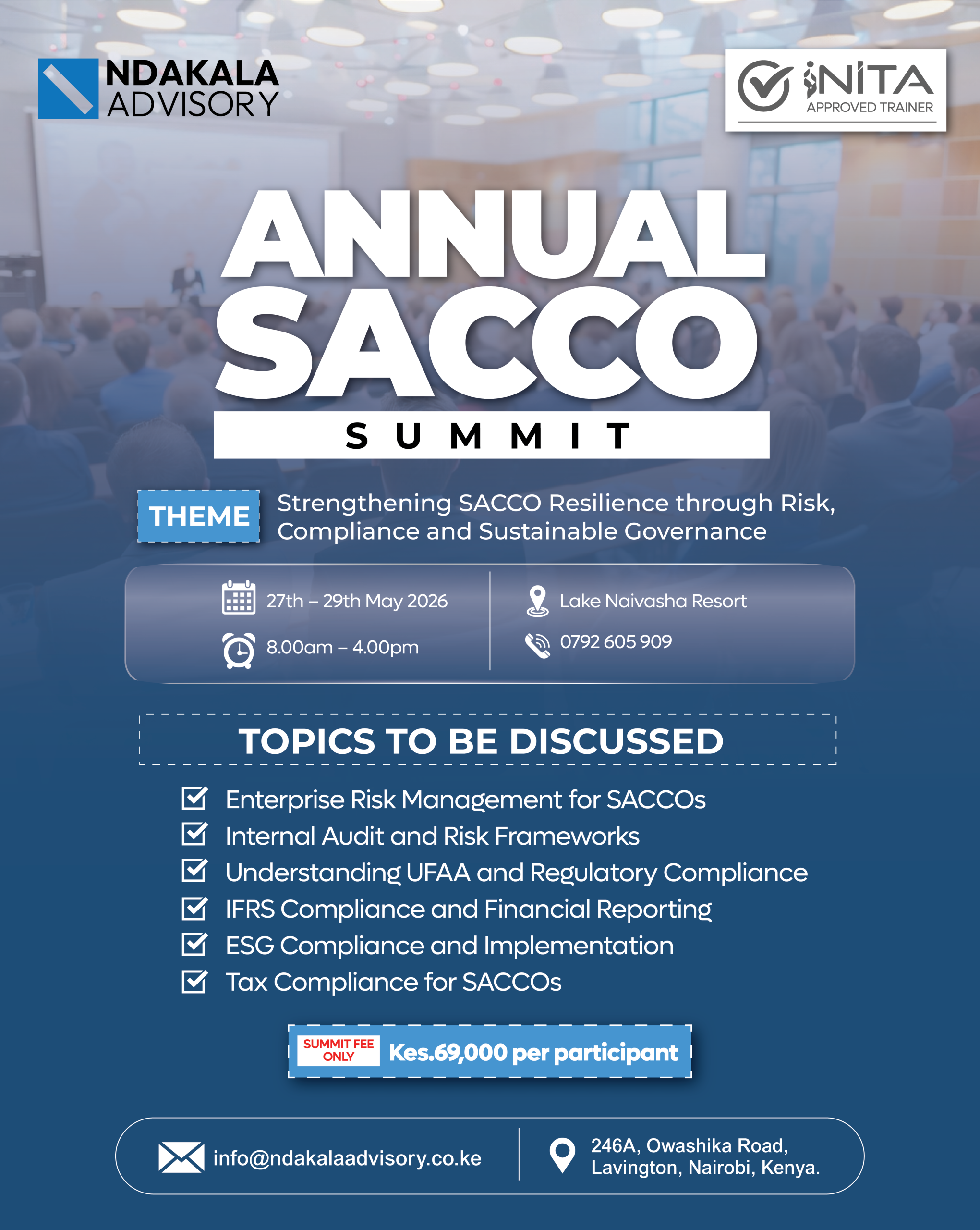 Annual SACCO Summit 2026 Poster